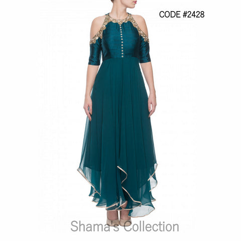 BHAVANI HANDWORK Anarkali Gown Price in India - Buy BHAVANI HANDWORK  Anarkali Gown online at Flipkart.com